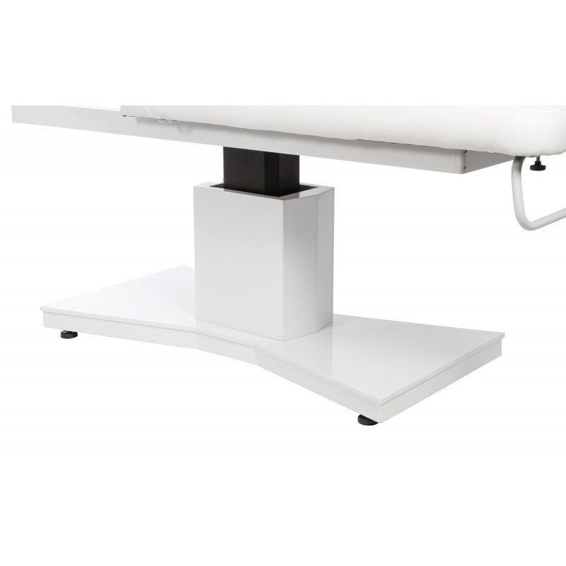 Table Esthétique et Massage Electrique 2 plans 71 cm + accoudoirs Blanc ou Noir - 3