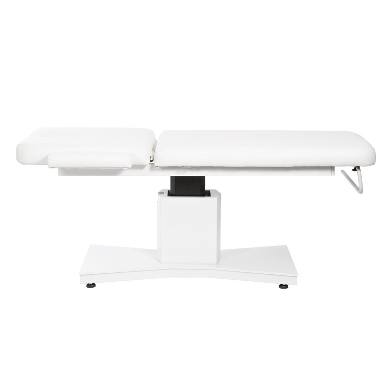 Table Esthétique et Massage Electrique 2 plans 71 cm + accoudoirs Blanc ou Noir - 5