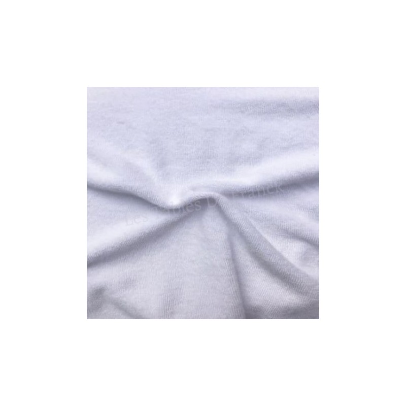 Drap-Housse pour table de massage en tissu-éponge blanc 260gr-m2