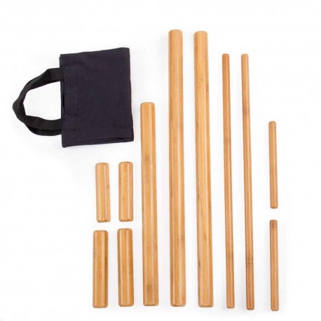 Kit Bâtons de massage en bambou - 1