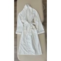 Peignoir en coton - Taille : L et M - Couleur : Blanc