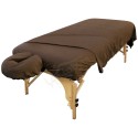Kit 3 pièces en Microfibre : Drap Housse + Drap Plat + Housse Têtière