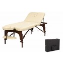 Table de massage ESSENTIEL- 76 cm - Wengé - avec dossier