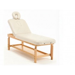 Table fixe ESSENTIEL - 76 cm - Bois naturel - Avec dossier - 1