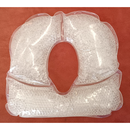 Coussin perles en gel pour trou visage et tétière - Sensation fraicheur garantie - 1